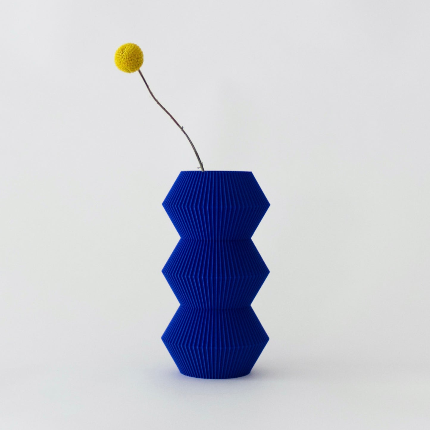Vase L Zickzack